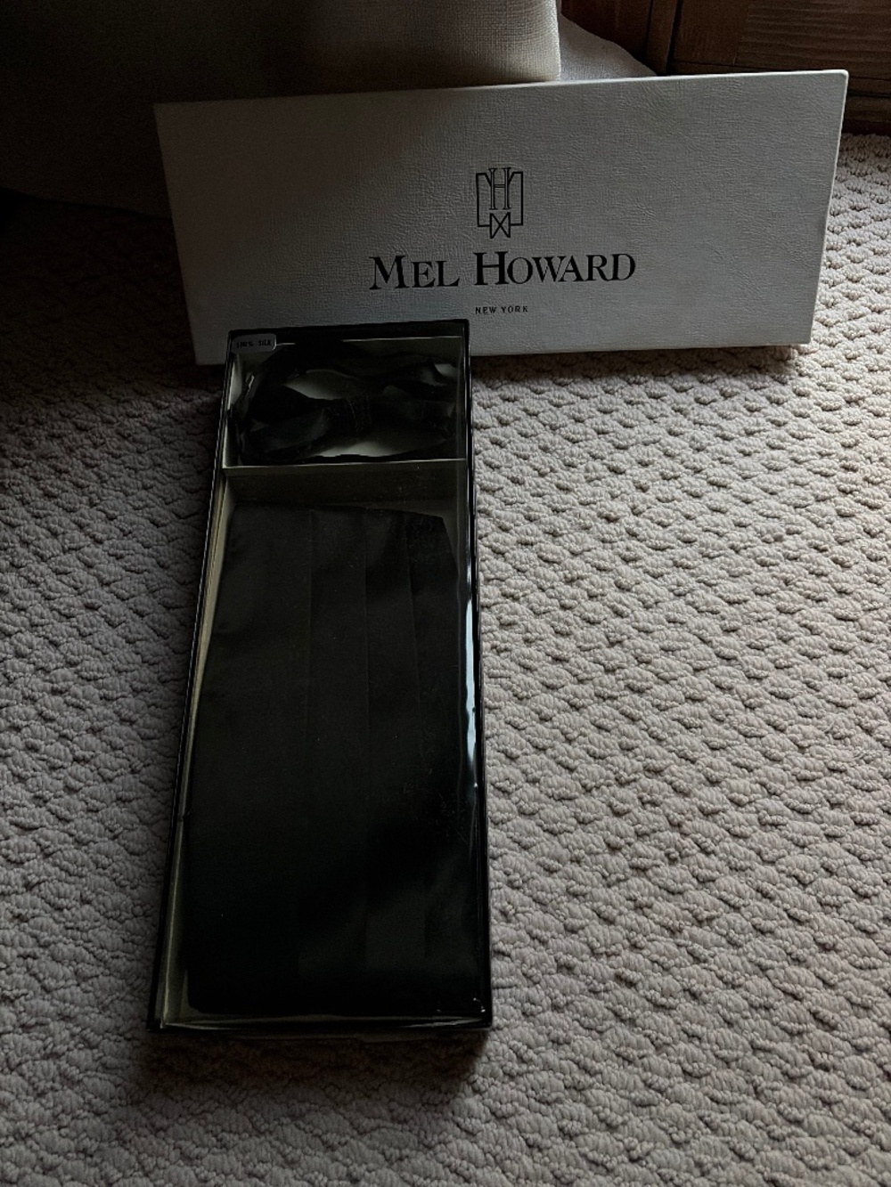 Vintage Mel Howard Silk Tuxedo Set NOS